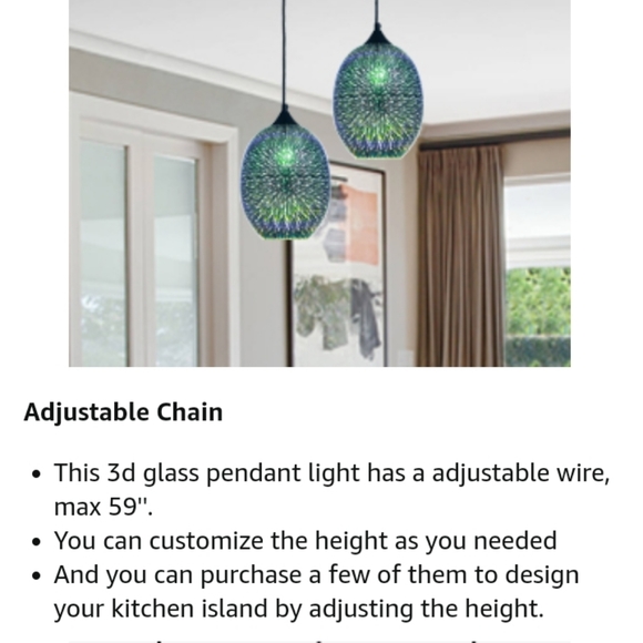 Fireworks Pendant hanging light - Picture 6 of 6